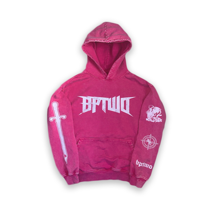 worldwide hoodie - pink