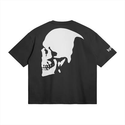 skull tee black