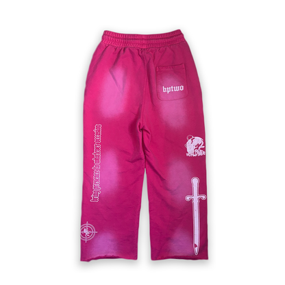 worldwide sweatpants - pink