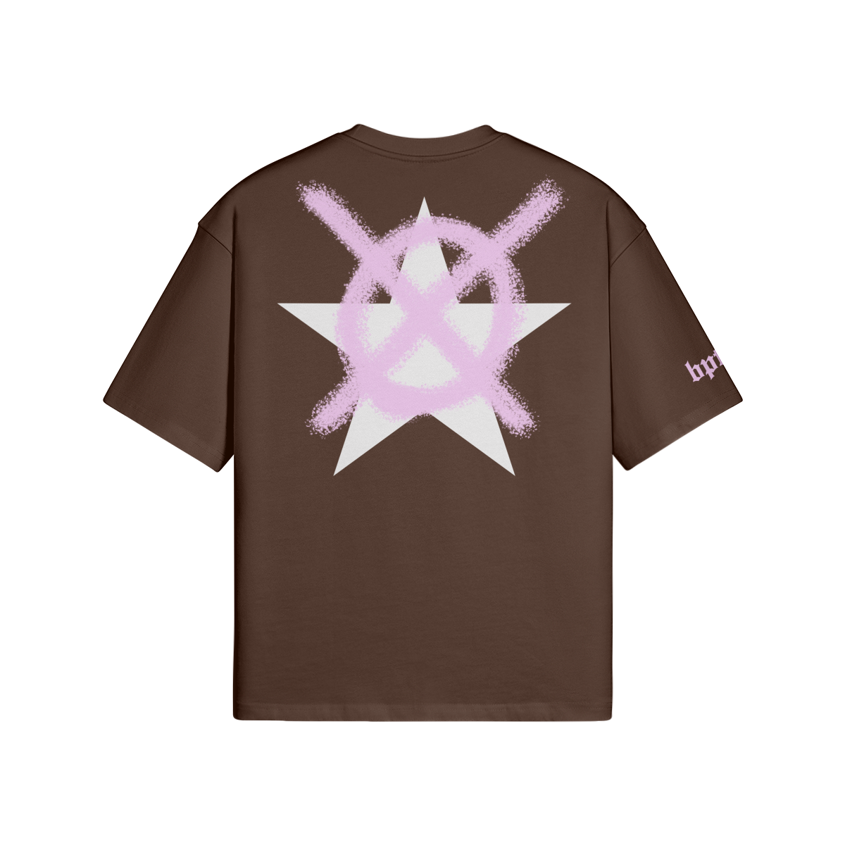 star tee brown/pink